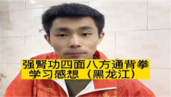 四面八方通背拳遼寧學員學習感想，魏躍賓四面八方通背拳